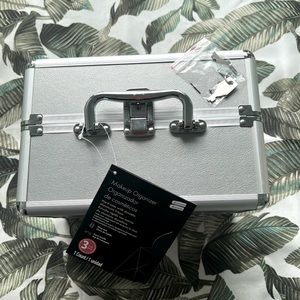 Makeup or jewelry storage box with lock & keys.
